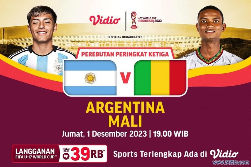 Live Streaming Piala Dunia U-17 2023: Argentina Vs Mali di Vidio, 1 Desember 2023 Live Streaming Piala Dunia U-17 2023: Argentina Vs Mali di Vidio, 1 Desember 2023